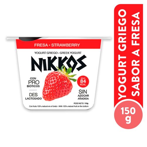 Yogurt Nikkos Griego fresa - 150 g