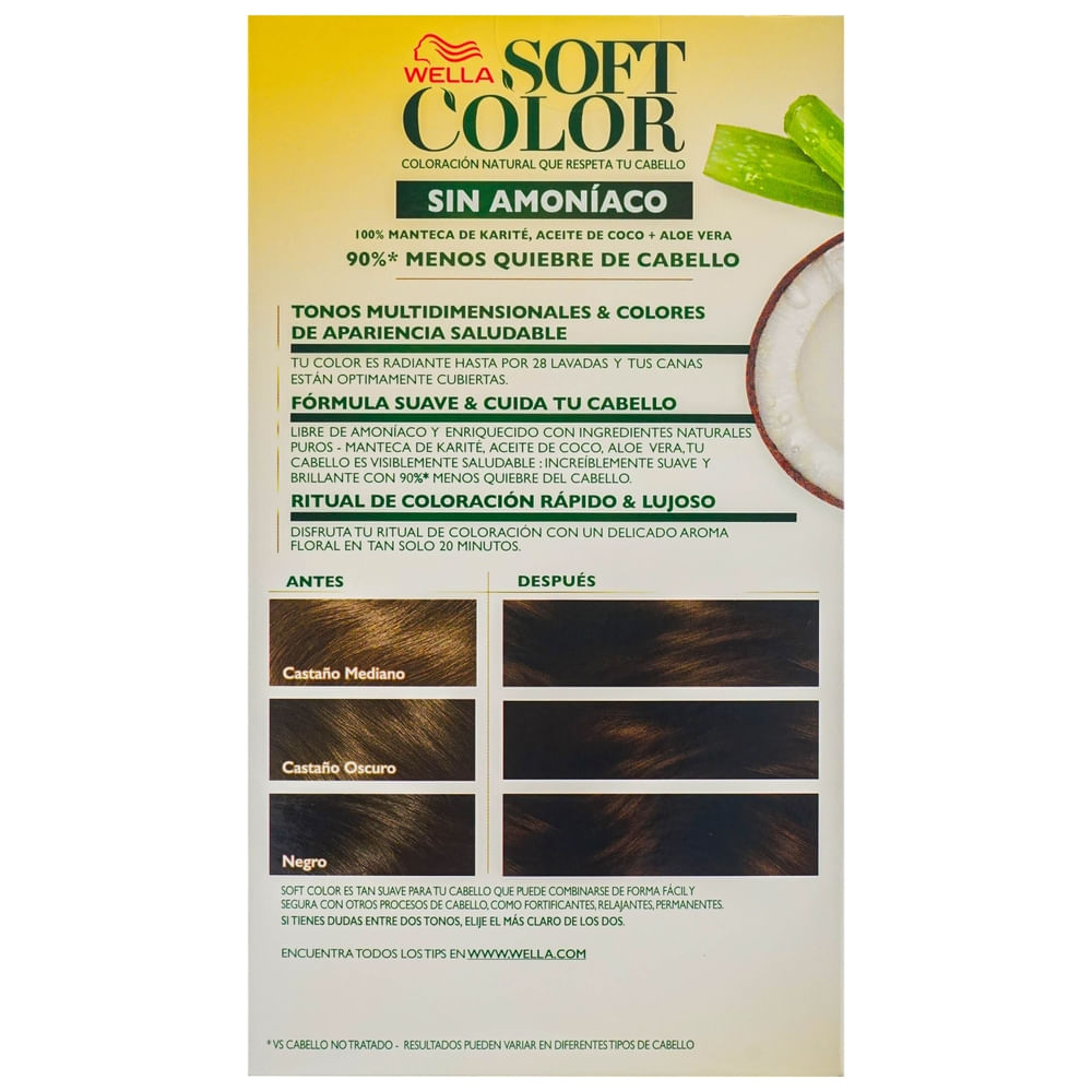 Comprar Tinte Soft Color Kit Castaño Oscuro N30 - 1 Unidad | Walmart ...