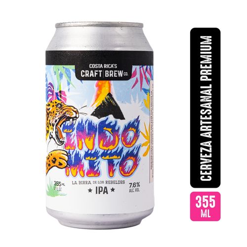 Cerveza Costa Ricas's Craft Brew Co Indomito Lata - 355ml