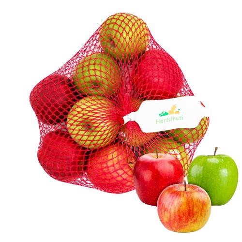 Manzana mixta Hortifruti empacada 8 a 9 uds aproximadamente - 1 kg