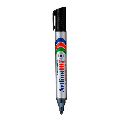 Marcador Artline 107 permanente negro