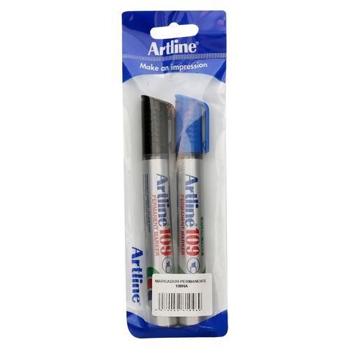 Marcador Artline 109 permanente colores surtidos - 2 uds