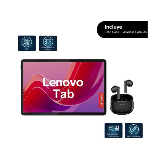 Tablet Lenovo Pen Buds 4GB de RAM y 128GB de almacenamiento
