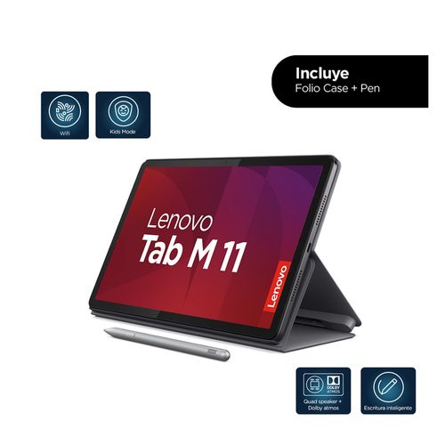 Tablet Lenovo M11 Lápiz Buds 8GB de RAM y 128GB de almacenamiento