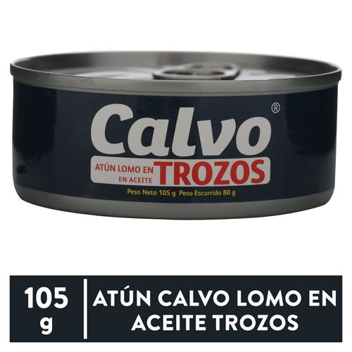 Atun Trozos Calvo Aceite Vegetales 105gr
