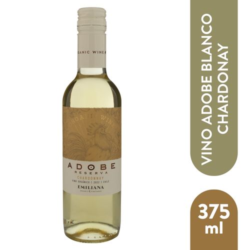 Vino Organico Adobe Chardonnay 375 Ml
