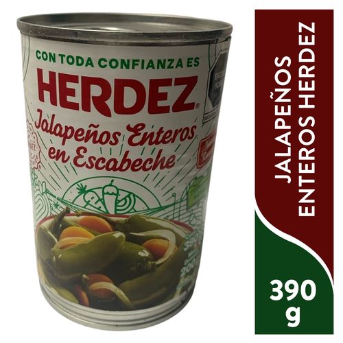 Chile Herdez Jalapeno Rajas Escab 390gr