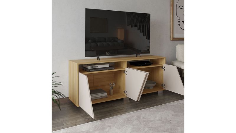 Comprar Rack Mainstays Para Tv Fraktal 155cm de Largo | Walmart