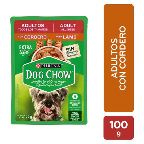 Alimento Húmedo Perro Adulto Purina Dog Chow Cordero - 100 g