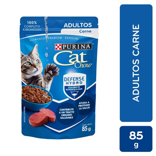 Alimento húmedo Cat Chow adulto sabor carne res - 85 g