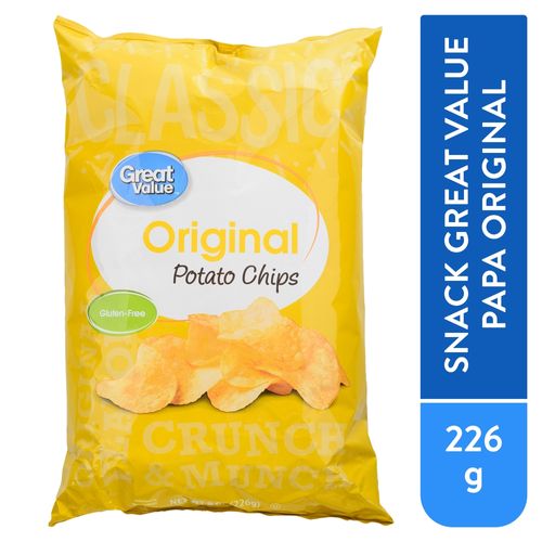 Snack Great Value Papa Original - 227 g