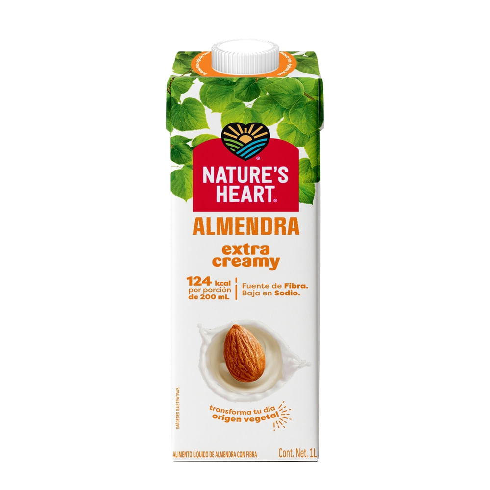 Comprar Bebida de Almendra Nature's Heart Extra Creamy - 1L | Walmart ...