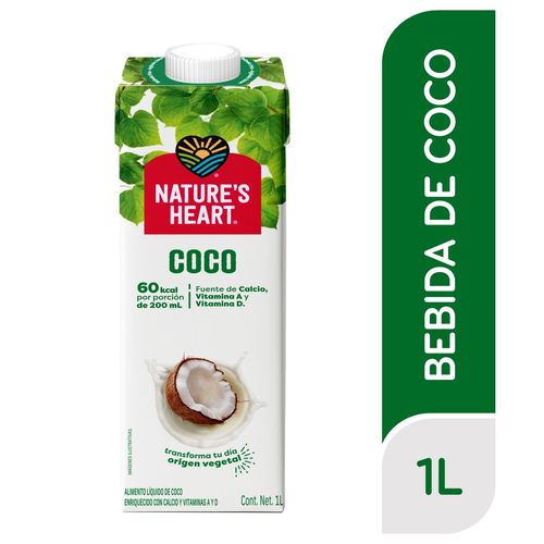 Bebida Nature's Heart de coco - 1 L