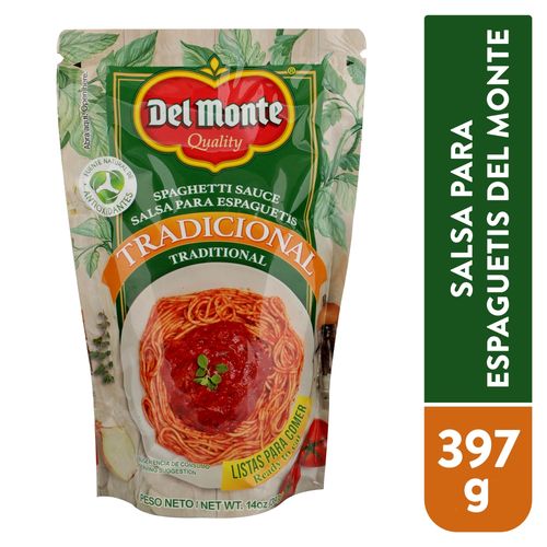 Salsa Del Monte tomate tradicional - 396 g