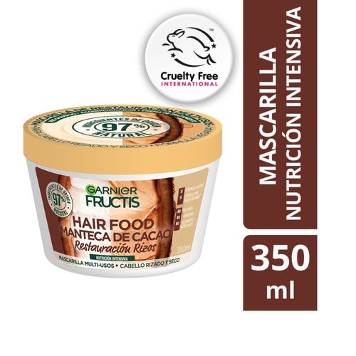 Acondicionador De Reparación De Rizos Garnier Hair Food Manteca De Cacao - 300ml