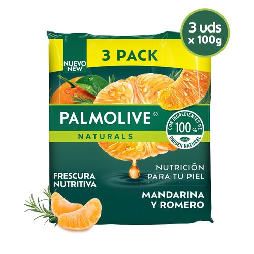 Jabón Palmolive, Mandarina Rome, 3pack -300g