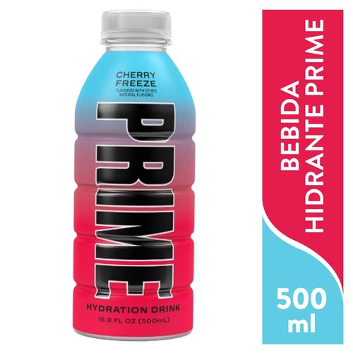 Bebida hidratante Prime Cherry Freeze -500 ml