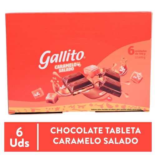 Chocolate Gallito caramelo salado - 100 g