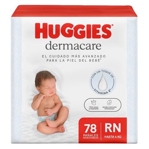 Pañales Huggies Dermacare - 78 uds