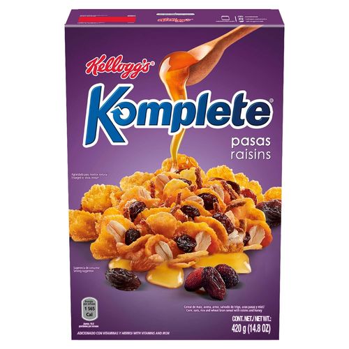 Cereal Kelloggs Komplete Pasas - 420 g