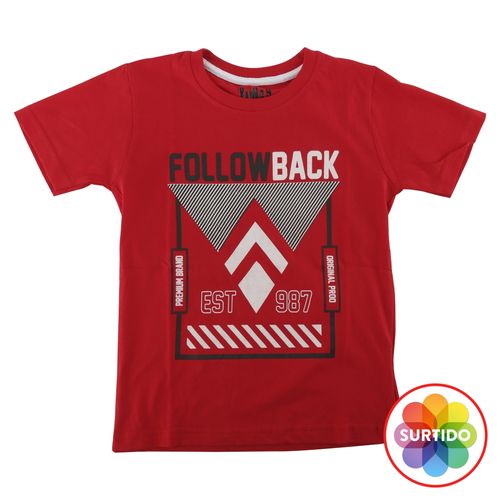 Camiseta Para Nino Surt Col R2513