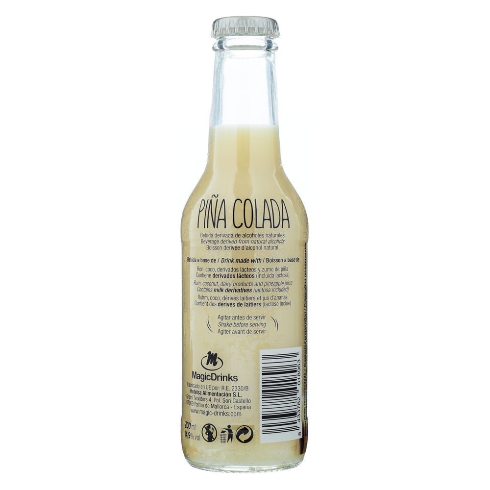 Bebida Magic Drinks piña colada botella - 200 ml. - Maxipalí | Costa Rica