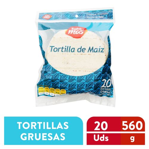 Tortillas Sabemas de Maíz Gruesas - 560 g