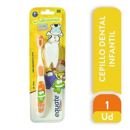 Cepillo Dent Equate Gusanito Mas Estuche