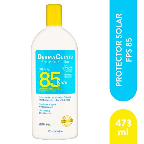 Protector solar Derma Clinic kids FPS 85 - 473 ml