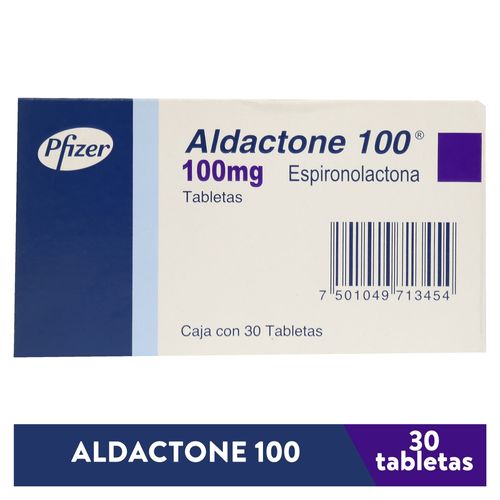 Aldactone 100 Mg X30 Tabletas