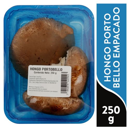 Hongo porto bello empacado en bandeja - 250 g