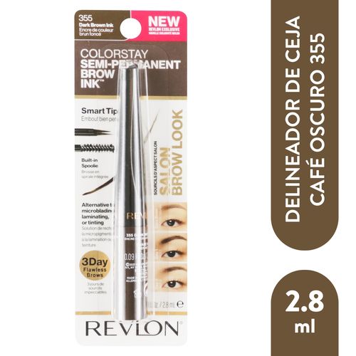 Delineador Revlon para cejas color 355 café oscuro - 2,8 ml