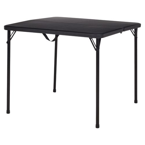 Mesa Negra Plástica Plegable 122Cm