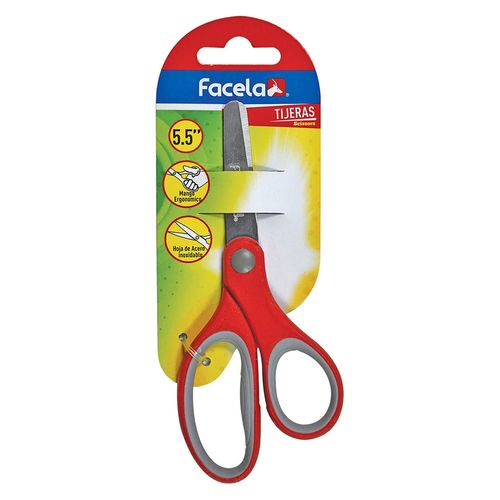 Facela Tijera Escolar En Blister