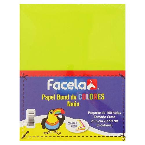 Facela Papel Bond Col Basic Tc 100 H