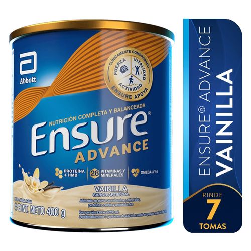 Complemento Ensure Advance vainilla - 400 g