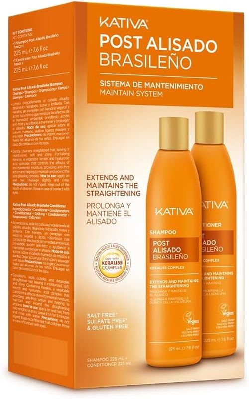 Kit Post Alisado Kativa Keratina - 500 g