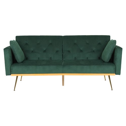 Sofá cama Mainstays deluxe base dorada