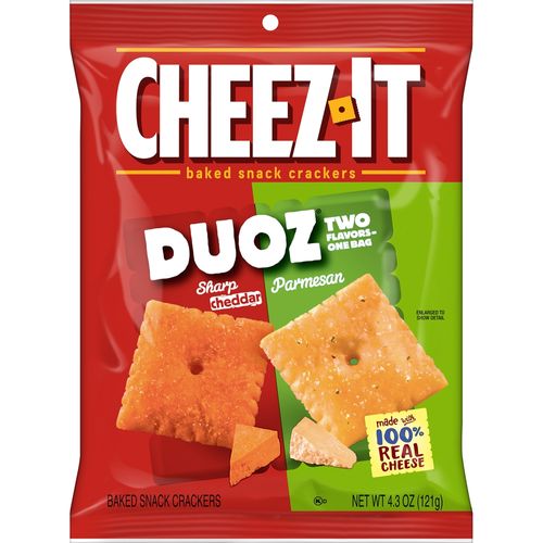 Galletas Kelloggs Cheez It Duoz Sabor a Queso Cheddar y Parmesano - 121g