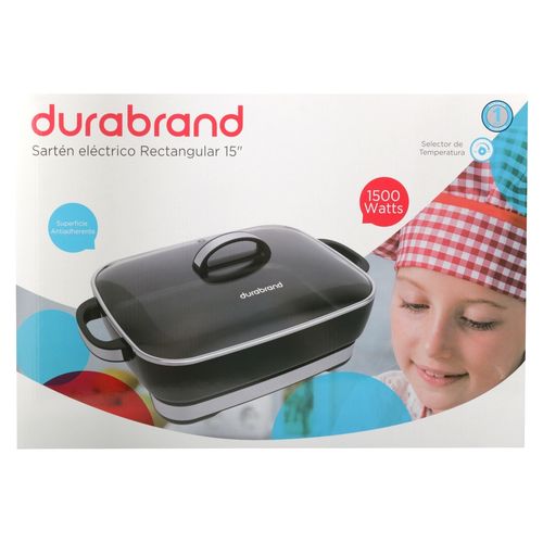 Durabrand Sarten Elect 120v 1500w Retang