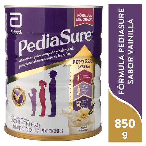 Alimento en polvo Pediasure sabor vainilla -850 g