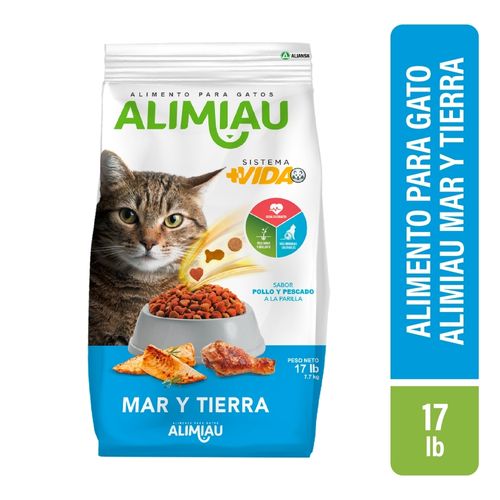 Alimento Alimiau para Gatos Mar Y Tierra - 7700 g
