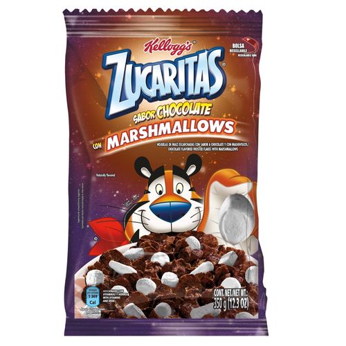 Cereal Kelloggs Zucaritas Sabor Chocolate con Malvaviscos - 350 g