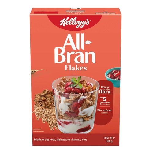 Cereal Kelloggs All Bran Flakes - 300 g