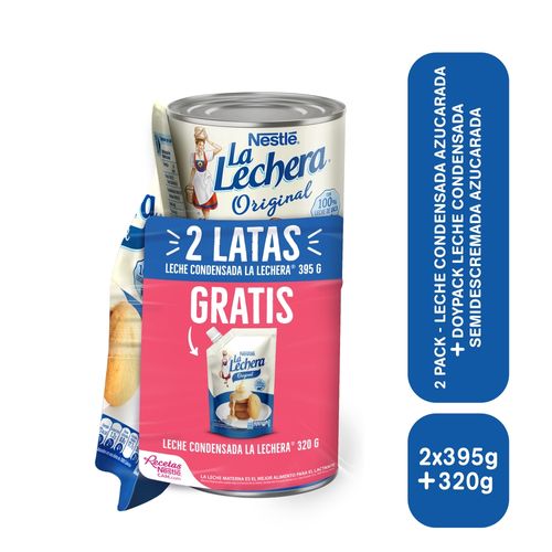 Leche Condensada LA LECHERA® 2pk más Doypack - 715 g