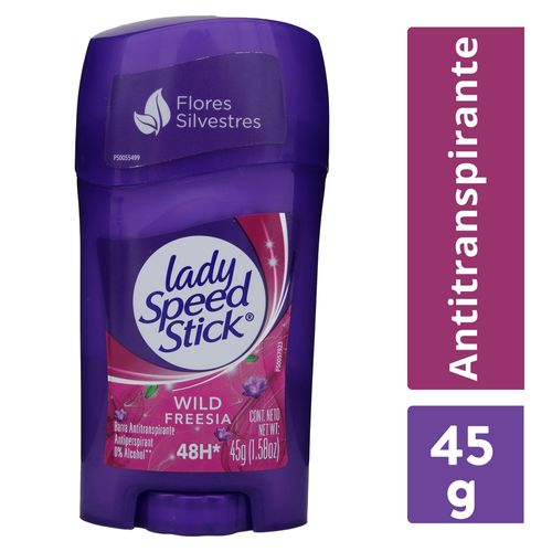 Desodorante Antitranspirante Lady Speed Stick Wild Freesia Barra 45 g