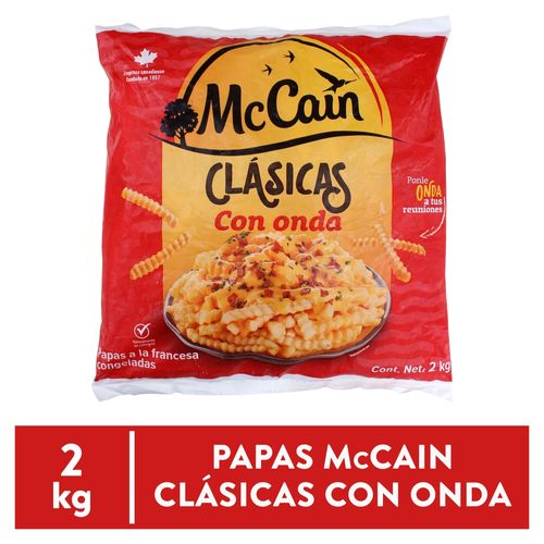 Papas Fritas McCain Corte Ondulado - 2000 g