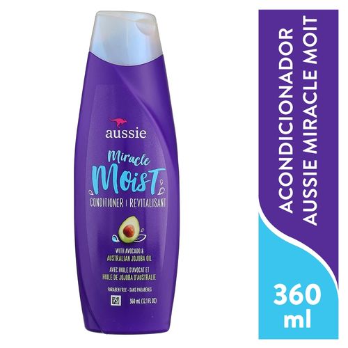 Acondicionador Aus Mirac Moist 355 Ml Ea