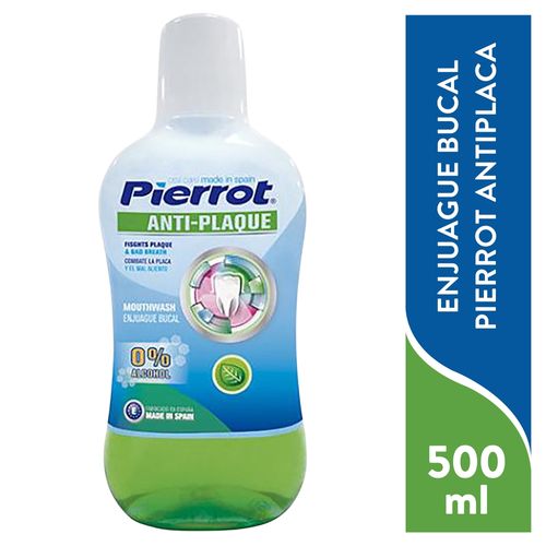 Enjuague Bucal Pierrot Antiplaca  500ml