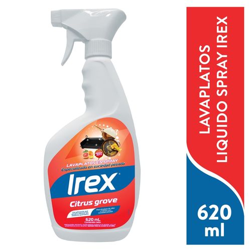 Lavaplatos Liquido Irex Spray 620ml